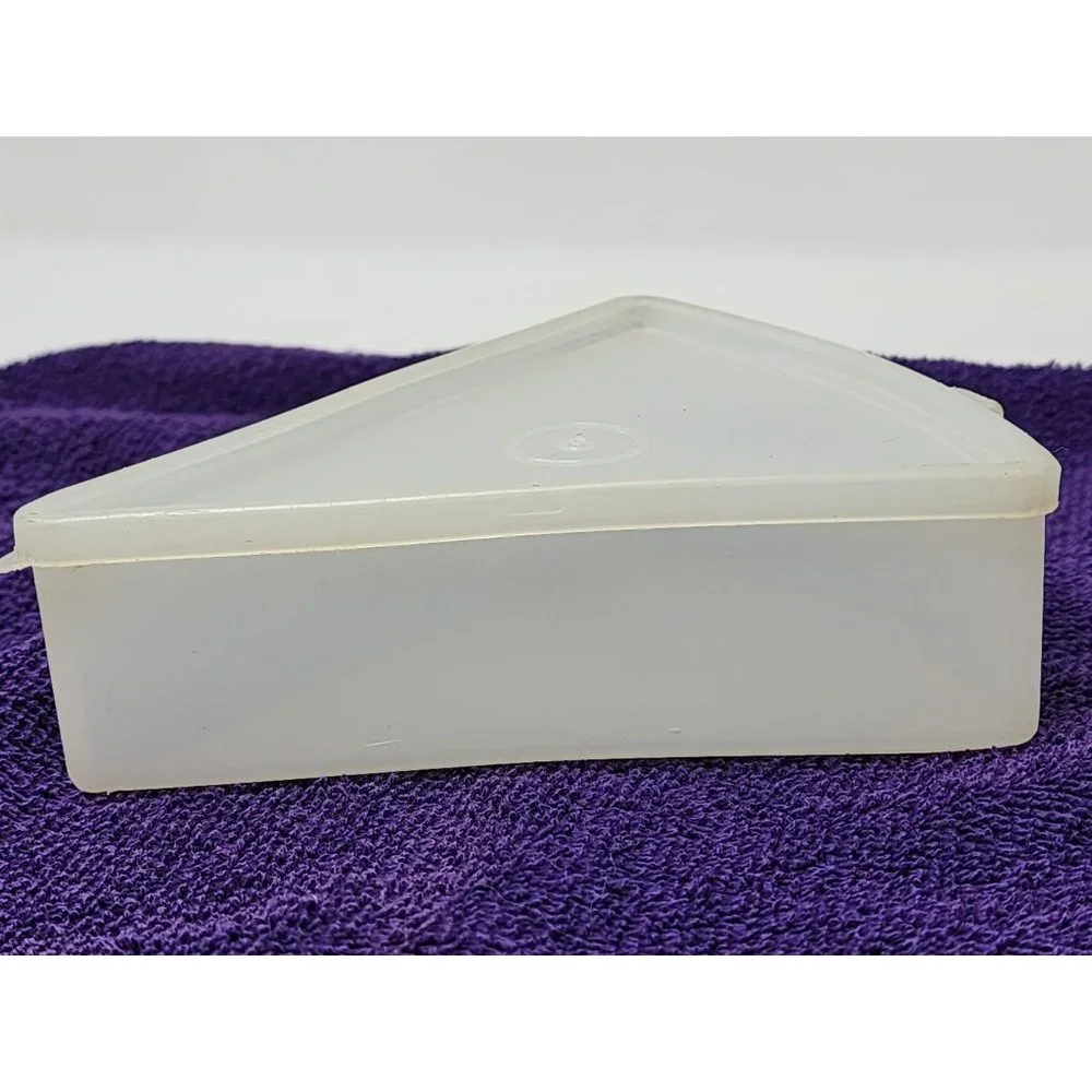 Vintage‎ Admiration Made In USA Slice Of Pie Container Hinged Lid